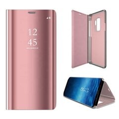 Smart Clear View ümbris Samsung Galaxy S21 FE 5G, roosa hind ja info | Telefoni kaaned, ümbrised | kaup24.ee