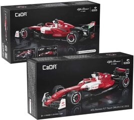 Konstruktor CaDA punane võistlusauto Alfa Romeo F1 Team ORLEN C42 2022 Formula 1 271 tk. C55026W. цена и информация | Конструкторы и кубики | kaup24.ee