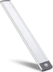 LED подсветка 3в1 с датчиком движения, корпус серебристый цена и информация | Датчики | kaup24.ee