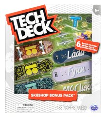 Komplekt Tech Deck Sk8Shop 6 rula boonuspakett PlanB + tarvikud цена и информация | Игрушки для мальчиков | kaup24.ee