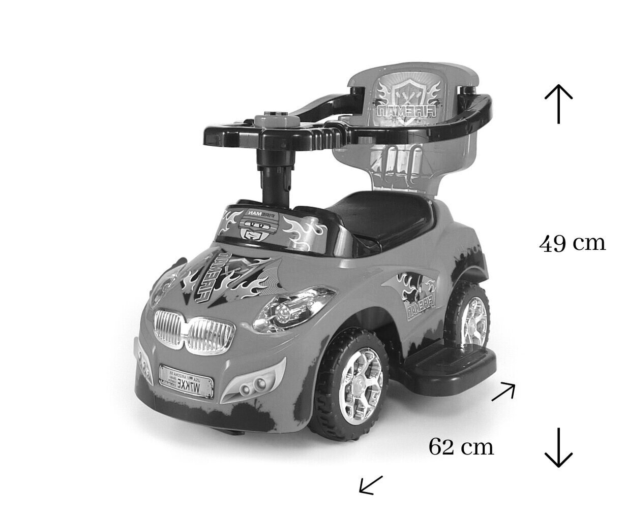 Pealeistutav auto Happy Milly Mally hind ja info | Imikute mänguasjad | kaup24.ee