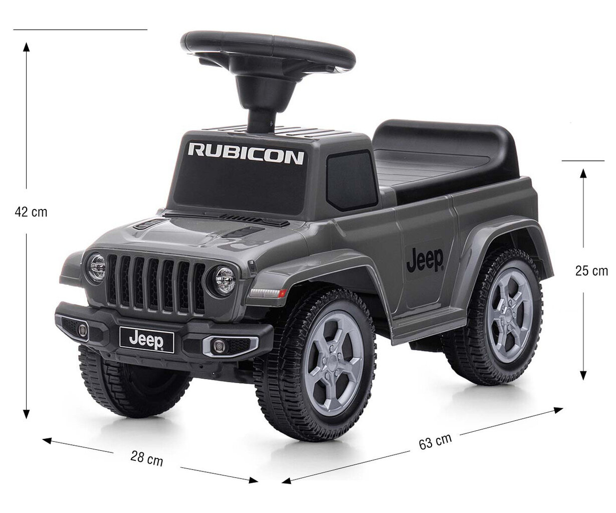 Pealeistutav auto Jeep Rubicon Gladiator hind ja info | Imikute mänguasjad | kaup24.ee