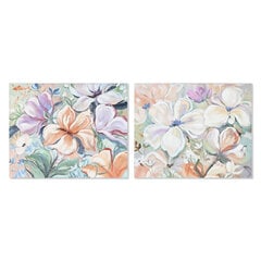 Maal Home ESPRIT Kwiaty Shabby Chic 100 x 3,7 x 80 cm (2 Ühikut) - hind ja info | Seinapildid | kaup24.ee
