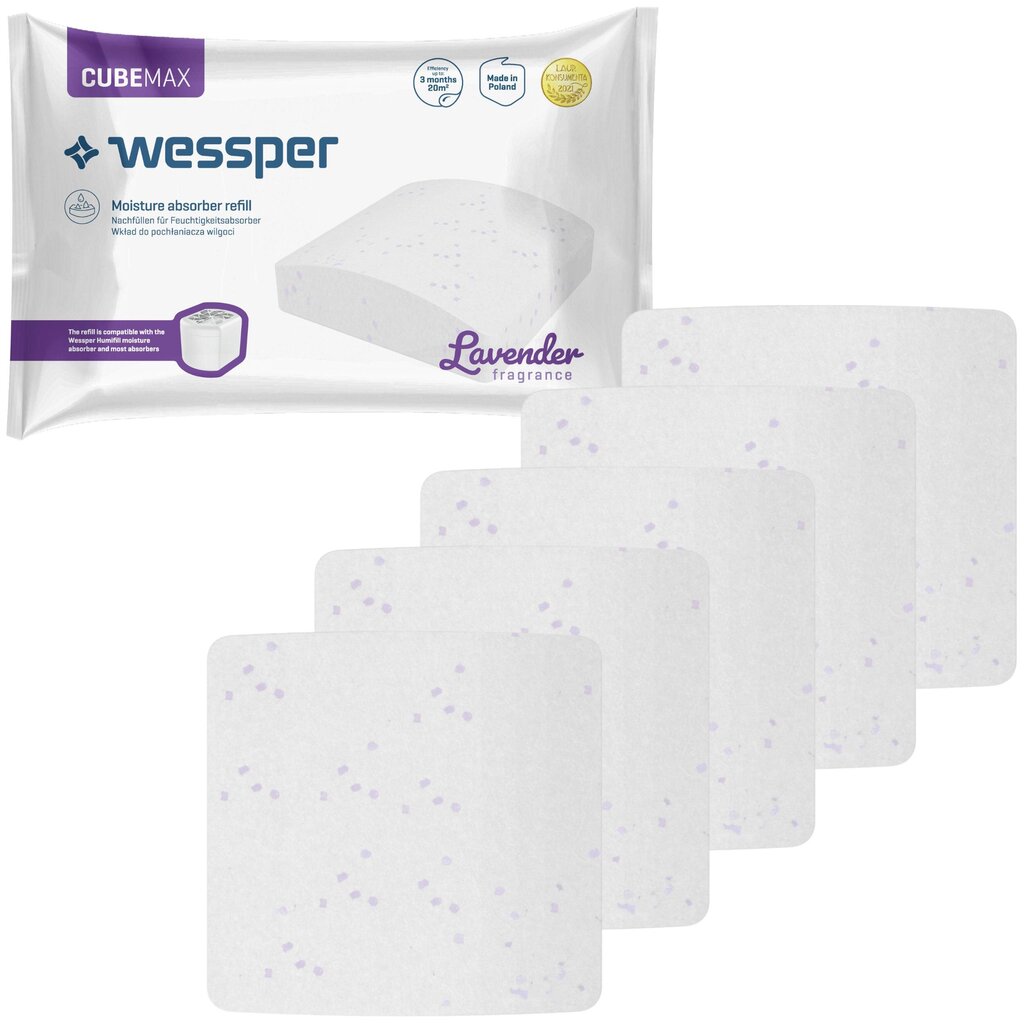 Wessper Cubemax Lavender 5 tk. hind ja info | Õhukuivatid | kaup24.ee