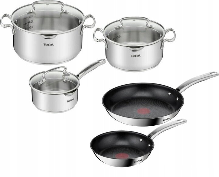 Tefal pottide ja pannide komplekt Duetto+ Intuition G719S674 B817S255, 8 tk цена и информация | Potid ja kiirkeedupotid | kaup24.ee