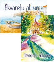 Akvarellialbum, A4, 15 lehte hind ja info | Vihikud, märkmikud ja paberikaubad | kaup24.ee