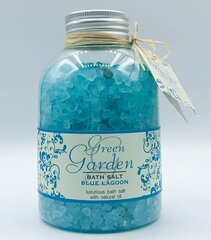 Vannisool Green Garden Bath Salt Blue Lagoon, 600 g цена и информация | Масла, гели для душа | kaup24.ee