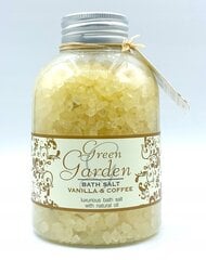 Vannisool Green Garden Bath Salt Vanilla & Coffee, Vanill ja kohv, 600 g цена и информация | Масла, гели для душа | kaup24.ee