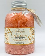 Vannisool Green Garden Bath Salt Possion Flower, 600 g hind ja info | Dušigeelid, õlid | kaup24.ee