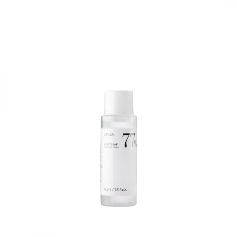 ANUA HEARTLEAF 77% SOOTHING TONER 40ml mini hind ja info | Näopuhastusvahendid | kaup24.ee