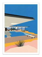Плакат  LA Stahl House 50 x 70 cm цена и информация | Картины, живопись | kaup24.ee