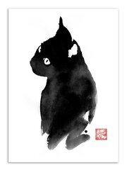 Плакат  Black cat 30 x 40 cm цена и информация | Картины, живопись | kaup24.ee