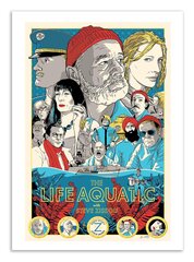 Plakat Life aquatic 50 x 70 cm hind ja info | Seinapildid | kaup24.ee