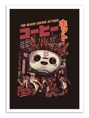 Plakat Black coffee 50 x 70 cm hind ja info | Seinapildid | kaup24.ee