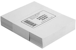 Коробки картонные небольшие, 80х100мм, 50 шт., белый сп. цена и информация | Тетради и бумажные товары | kaup24.ee