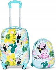 Väike laste kohver seljakotiga, S, sinine hind ja info | Kohvrid, reisikotid | kaup24.ee