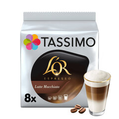 Tassimo kohvikapslid L’OR Espresso Latte Macchiato, 8tk hind ja info | Kohv, kakao | kaup24.ee