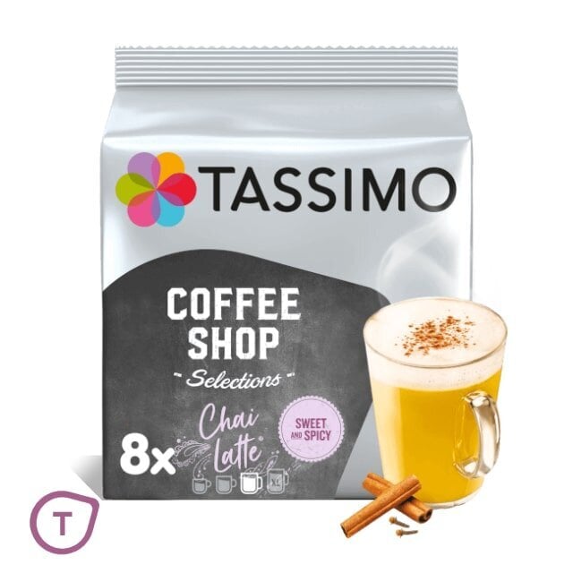 Coffee Shop Selections CHAI LATTE Tassimo kohvikapslid, 8 tk hind ja info | Kohv, kakao | kaup24.ee