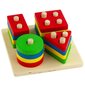 Puidust kujuga pusle-sorteerija hind ja info | Imikute mänguasjad | kaup24.ee