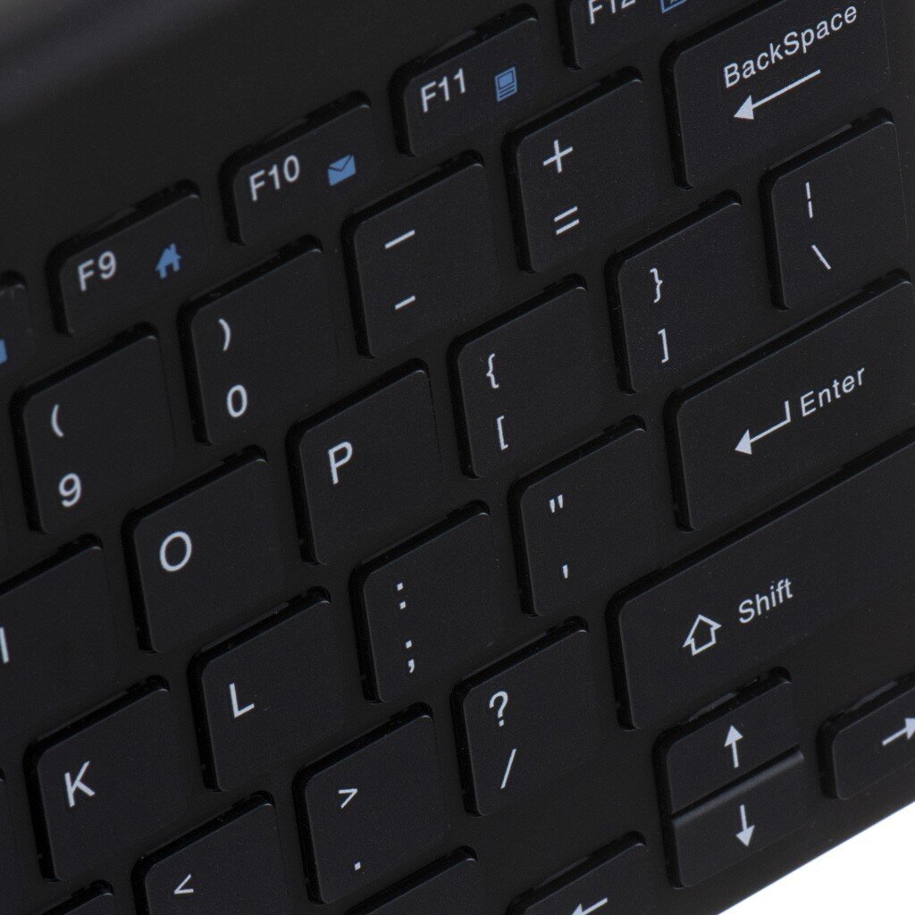 Juhtmevaba klaviatuur, must hind ja info | Klaviatuurid | kaup24.ee