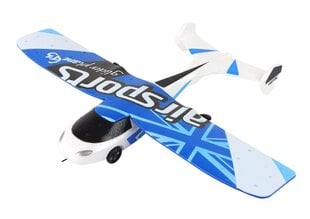 Rc lennuk 4D-G7 Lean Toys, sinine/valge hind ja info | Poiste mänguasjad | kaup24.ee