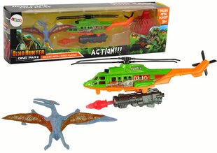 Helikopteri ja dinosauruste komplekt Lean Toys hind ja info | Poiste mänguasjad | kaup24.ee