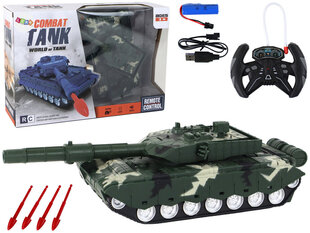 Tank koos puldiga Lean Toys, hall hind ja info | Poiste mänguasjad | kaup24.ee