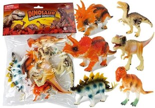 Dinosauruste kujude komplekt Lean Toys, 6 tk. hind ja info | Poiste mänguasjad | kaup24.ee