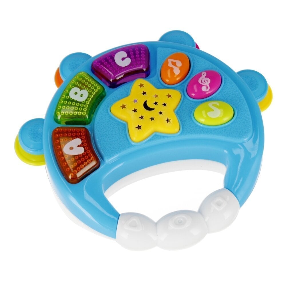 Lõbus laste tamburiin BamBam 515006 hind ja info | Imikute mänguasjad | kaup24.ee