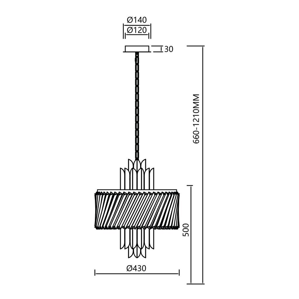 Milagro rippvalgusti Margot ML0408 hind ja info | Rippvalgustid | kaup24.ee