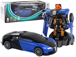 Robotauto 2in1, sinine/must hind ja info | Poiste mänguasjad | kaup24.ee