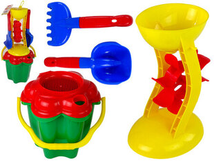 Liivamänguasjade komplekt veskiga, 5-osaline hind ja info | Mänguasjad (vesi, rand ja liiv) | kaup24.ee
