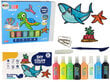 Aknakleebiste komplekt Mereloomad Lean Toys hind ja info | Arendavad mänguasjad | kaup24.ee