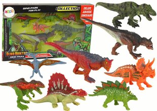 Dinosauruste figuuride komplekt Lean Toys, 8-osaline hind ja info | Poiste mänguasjad | kaup24.ee