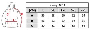 Jope meestele Skorp 02D цена и информация | Мужские куртки | kaup24.ee