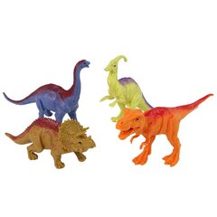 Dinosauruste kujude komplekt Lean Toys, 15-osaline hind ja info | Poiste mänguasjad | kaup24.ee
