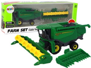 Põllumajandussõiduk Lean Toys Kombain, roheline hind ja info | Poiste mänguasjad | kaup24.ee