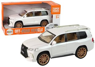 Mänguauto Lean Toys Lexus koos helide ja tuledega, valge hind ja info | Poiste mänguasjad | kaup24.ee