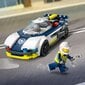 60415 LEGO® City Police Car and Muscle Car Chase politseiauto ja võimsa auto tagaajamine hind ja info | Klotsid ja konstruktorid | kaup24.ee