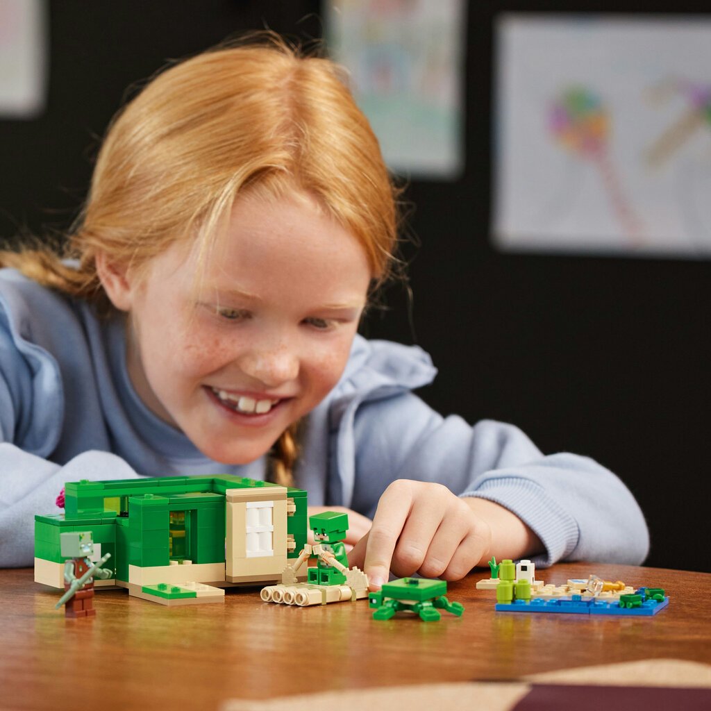 21254 LEGO® Minecraft Maja Kilpkonnarannas hind ja info | Klotsid ja konstruktorid | kaup24.ee