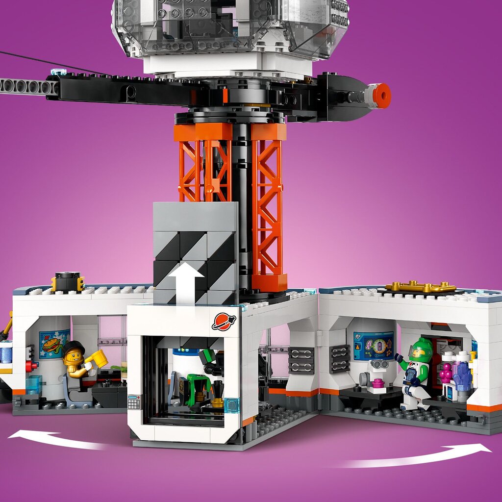 60434 LEGO® City kosmosebaas ja raketi stardiplatvorm цена и информация | Klotsid ja konstruktorid | kaup24.ee