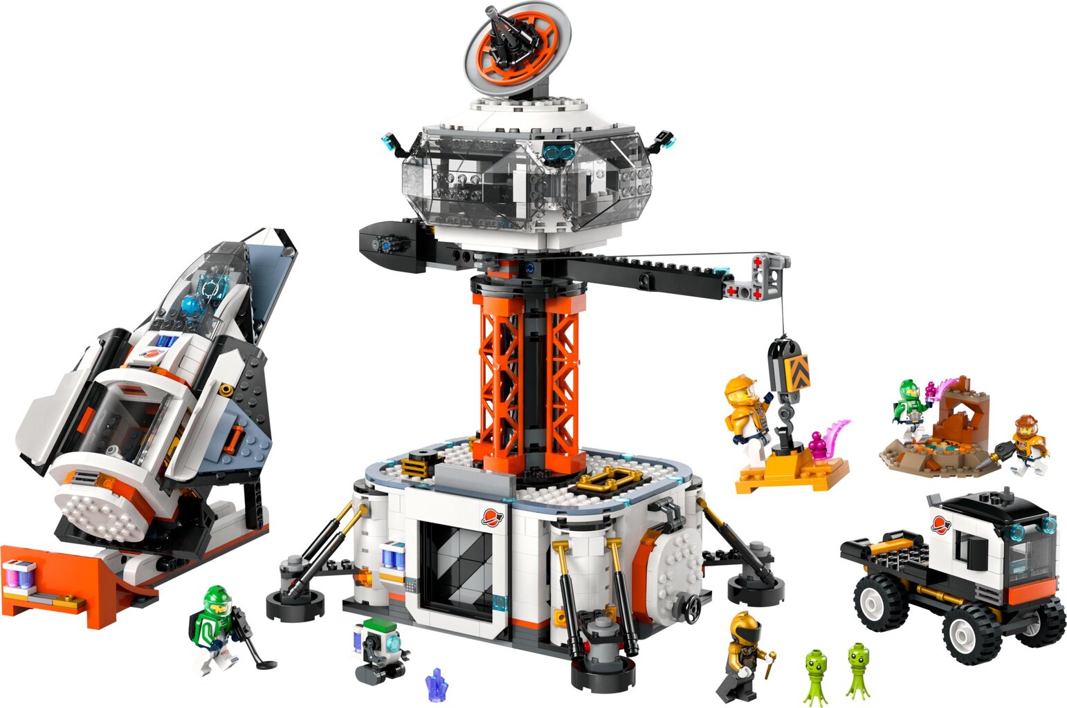 60434 LEGO® City kosmosebaas ja raketi stardiplatvorm цена и информация | Klotsid ja konstruktorid | kaup24.ee