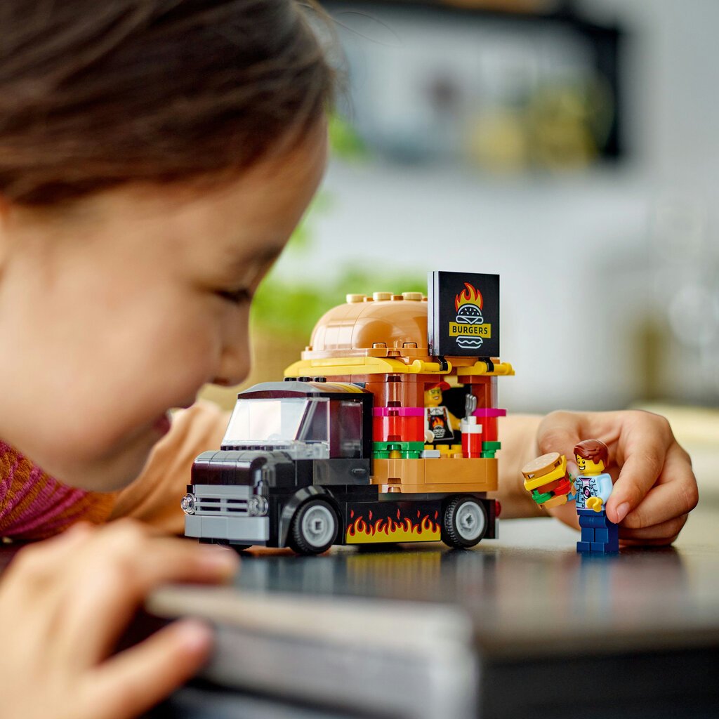 60404 LEGO® City Burger Truck burgeriauto hind ja info | Klotsid ja konstruktorid | kaup24.ee