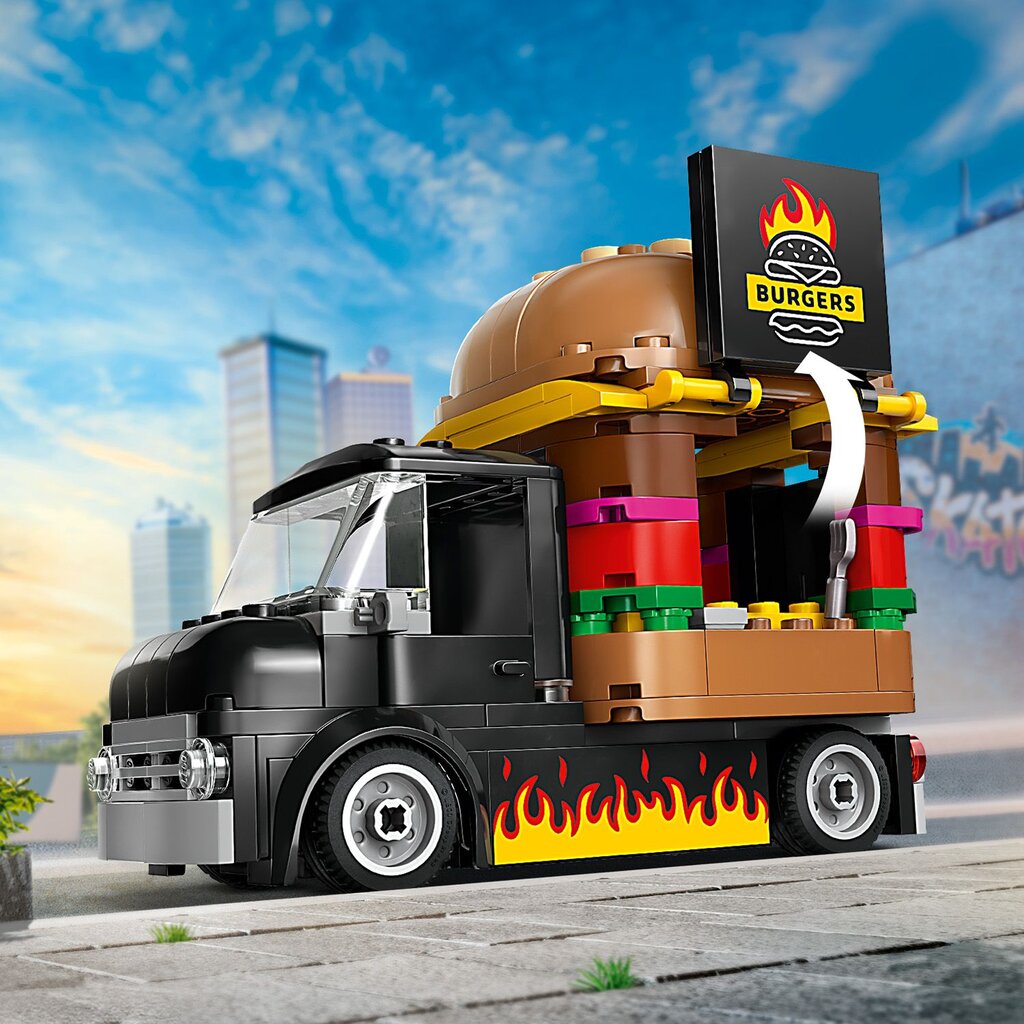 60404 LEGO® City Burger Truck burgeriauto hind ja info | Klotsid ja konstruktorid | kaup24.ee