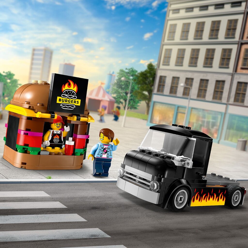 60404 LEGO® City Burger Truck burgeriauto цена и информация | Klotsid ja konstruktorid | kaup24.ee