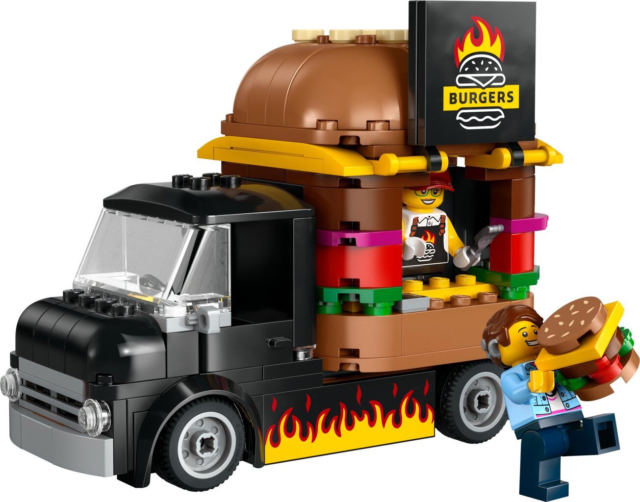 60404 LEGO® City Burger Truck burgeriauto цена и информация | Klotsid ja konstruktorid | kaup24.ee
