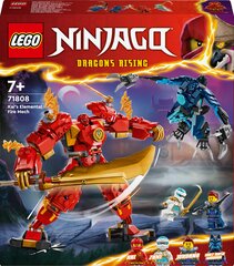 71808 LEGO® Ninjago Kai's Elemental Fire Mech elementaarne tulerobot цена и информация | Конструкторы и кубики | kaup24.ee