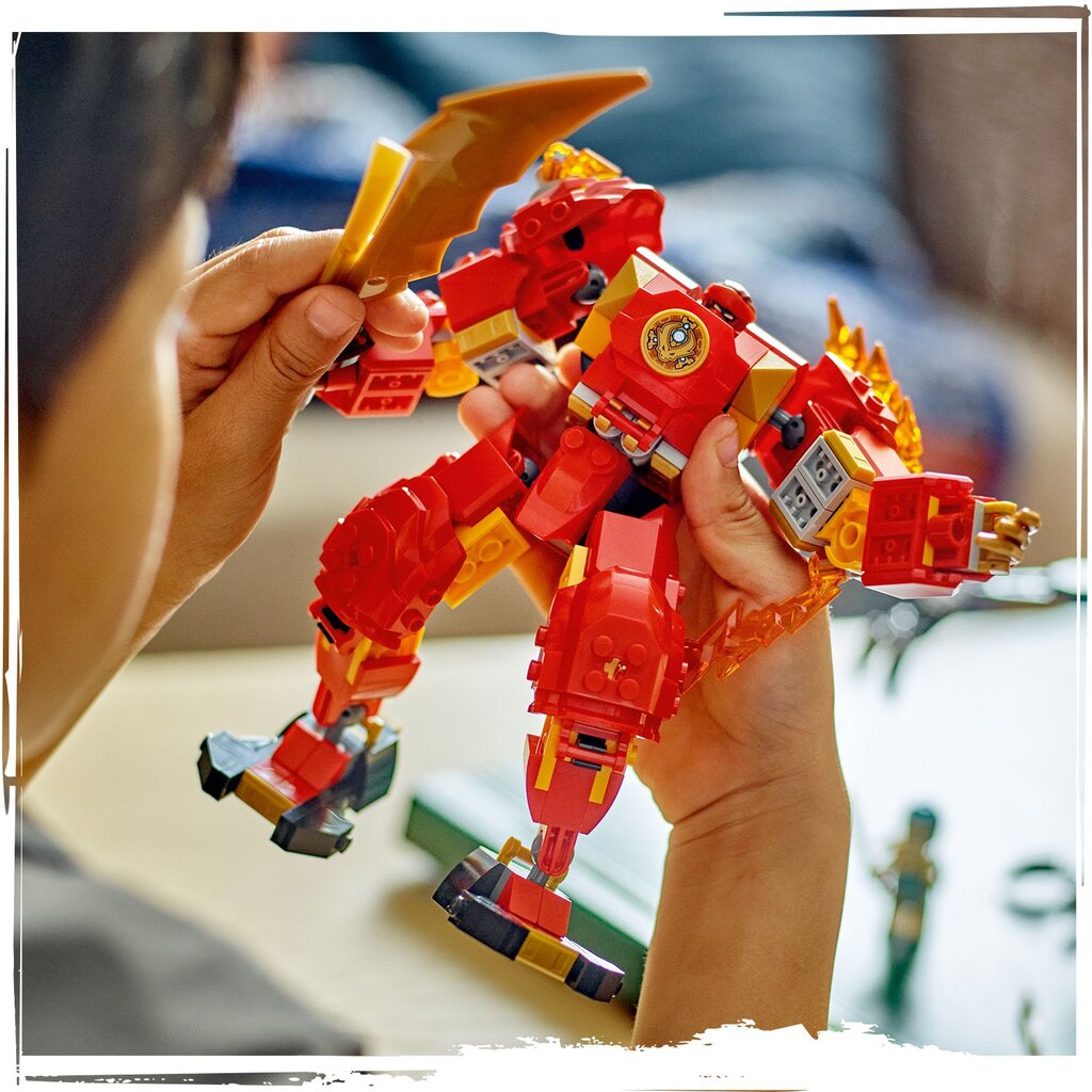 71808 LEGO® Ninjago Kai's Elemental Fire Mech elementaarne tulerobot hind ja info | Klotsid ja konstruktorid | kaup24.ee