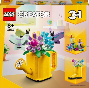 31149 LEGO® Creator Flowers in Watering Can lilled kastekannus hind ja info | Klotsid ja konstruktorid | kaup24.ee