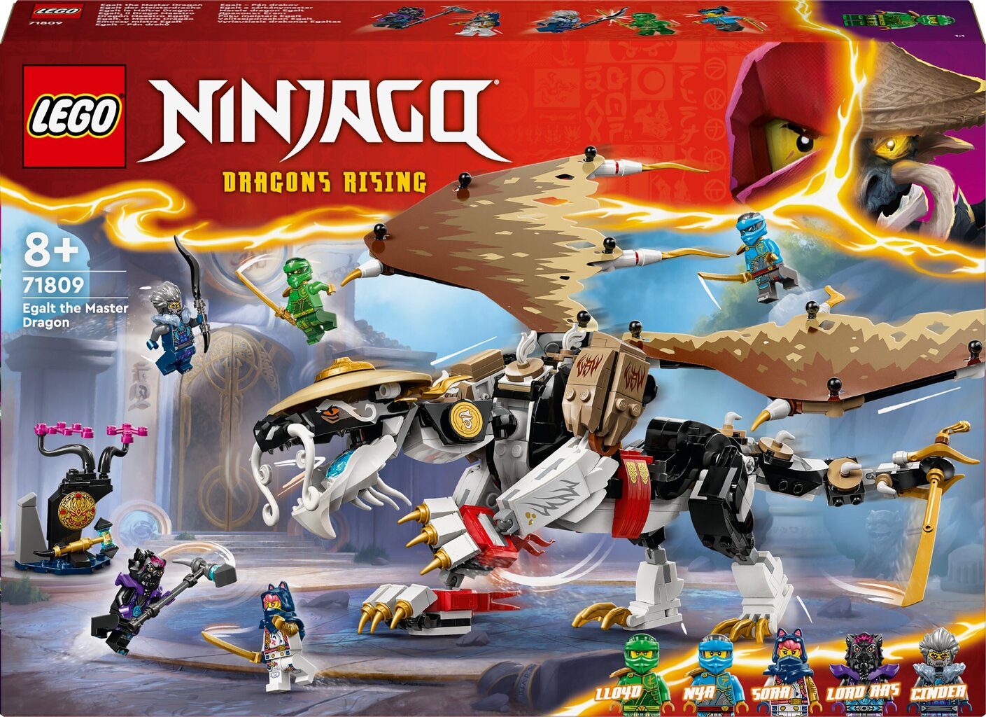 71809 LEGO® Ninjago Egalt the Master Dragon peadraakon Egalt цена и информация | Klotsid ja konstruktorid | kaup24.ee